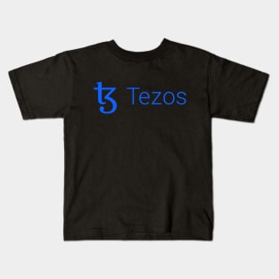 Tezos  Crypto Cryptocurrency XTZ  coin token Kids T-Shirt